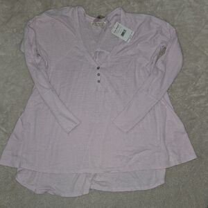 We The Free Oversized Thermal Long Sleeve Shirt